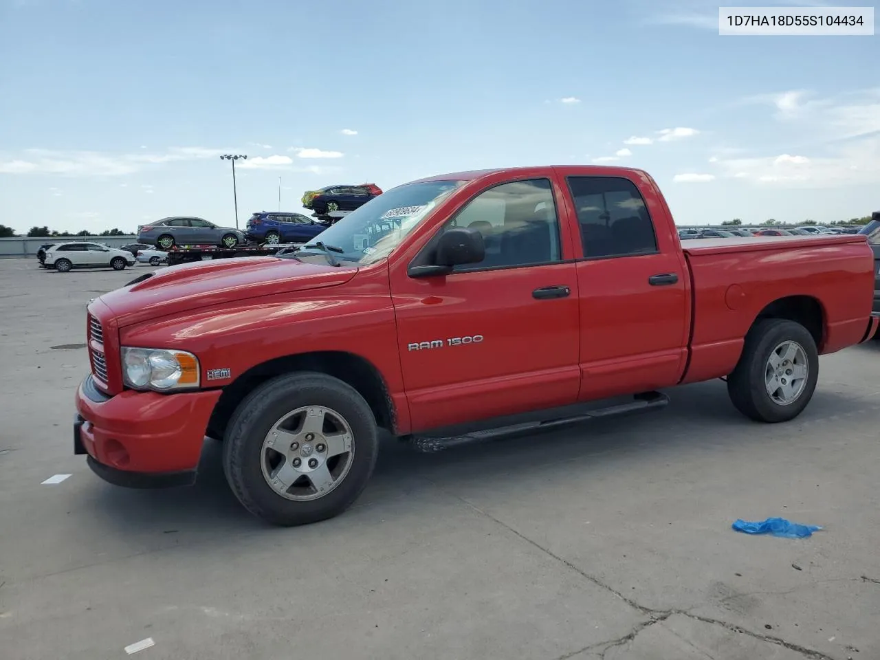 2005 Dodge Ram 1500 St VIN: 1D7HA18D55S104434 Lot: 60909634