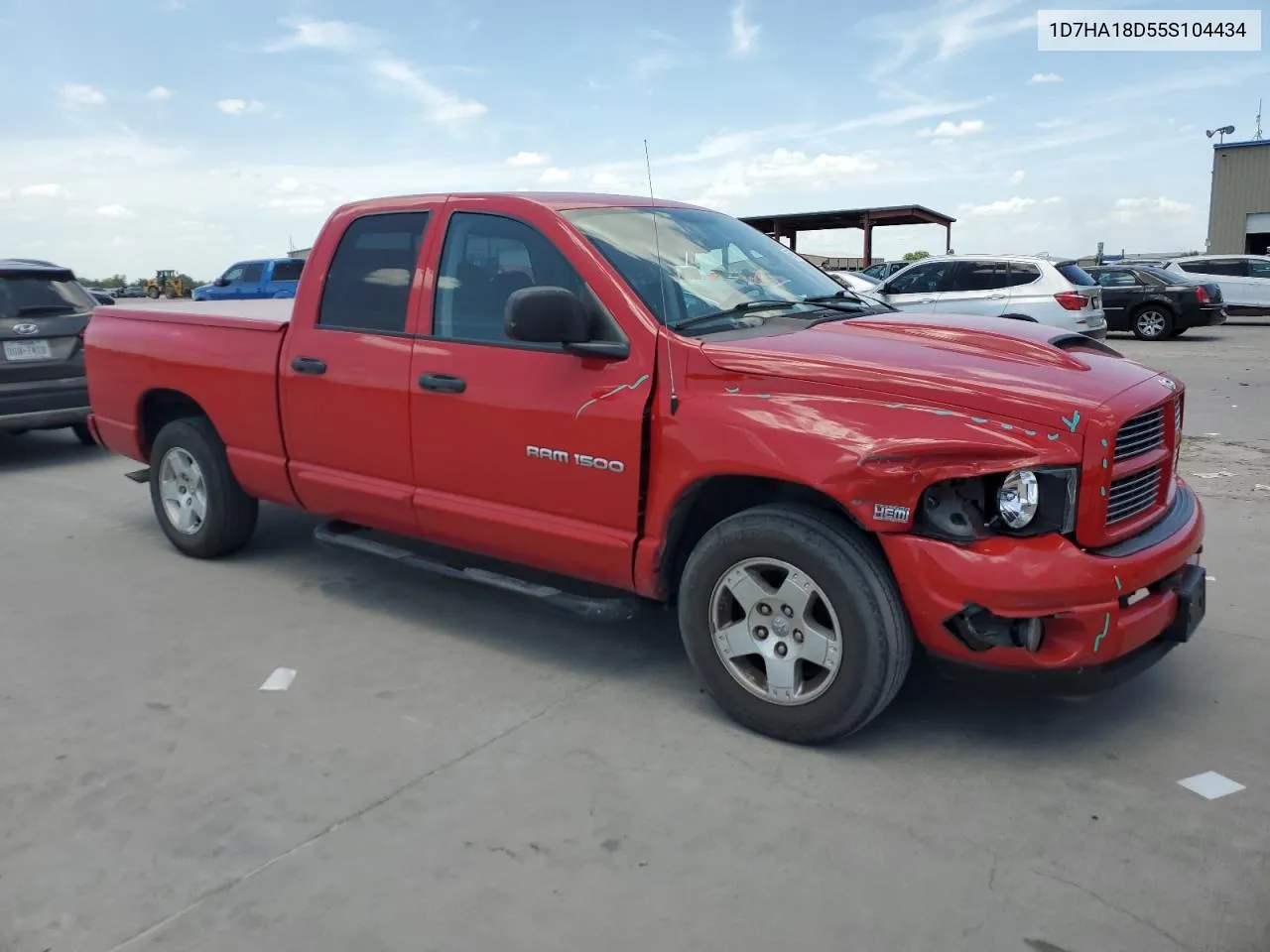 2005 Dodge Ram 1500 St VIN: 1D7HA18D55S104434 Lot: 60909634