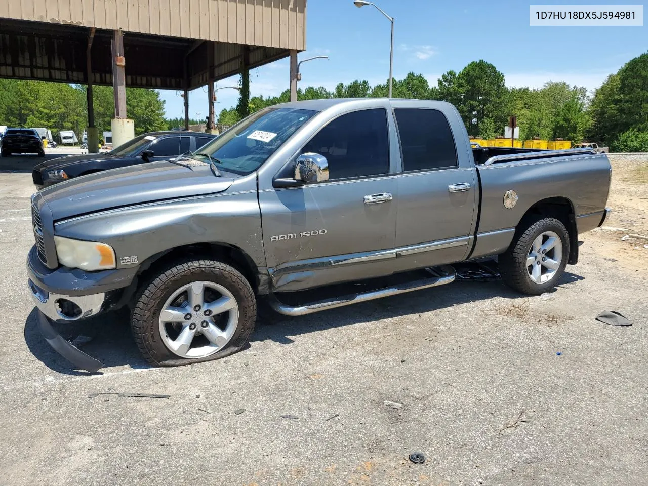 2005 Dodge Ram 1500 St VIN: 1D7HU18DX5J594981 Lot: 62614024