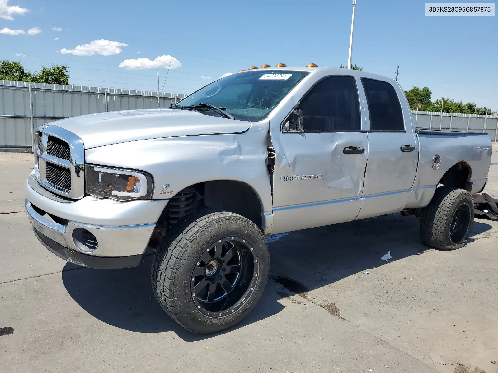 2005 Dodge Ram 2500 St VIN: 3D7KS28C95G857875 Lot: 64624764