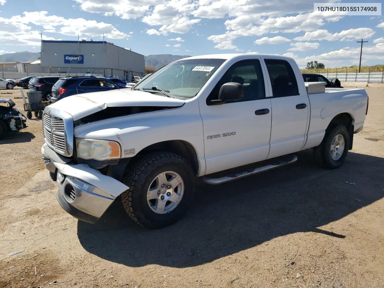 2005 Dodge Ram 1500 St VIN: 1D7HU18D15S174908 Lot: 64857044