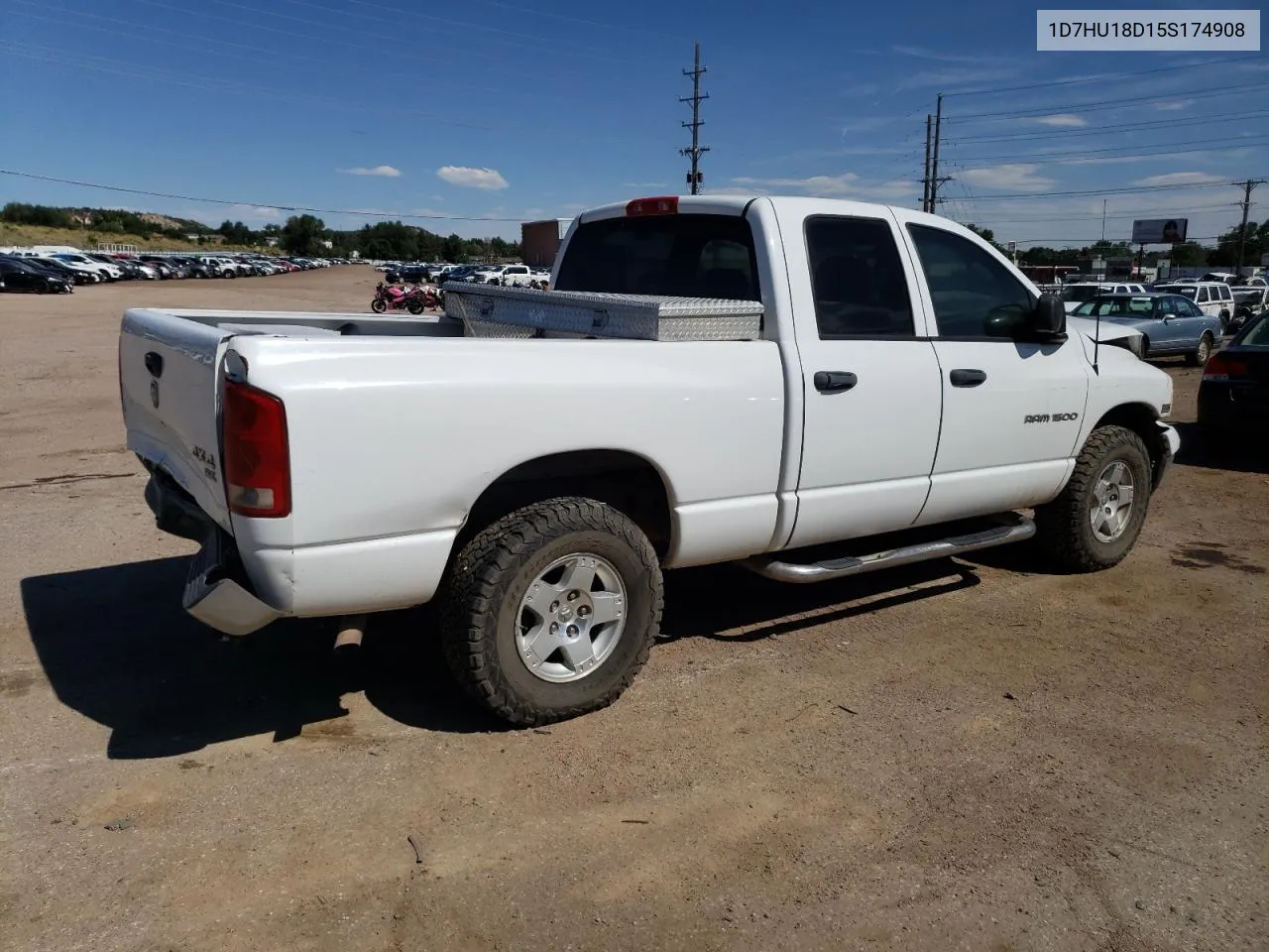 2005 Dodge Ram 1500 St VIN: 1D7HU18D15S174908 Lot: 64857044