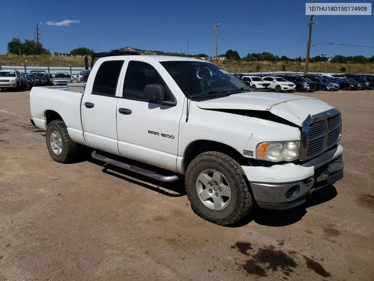 2005 Dodge Ram 1500 St VIN: 1D7HU18D15S174908 Lot: 64857044