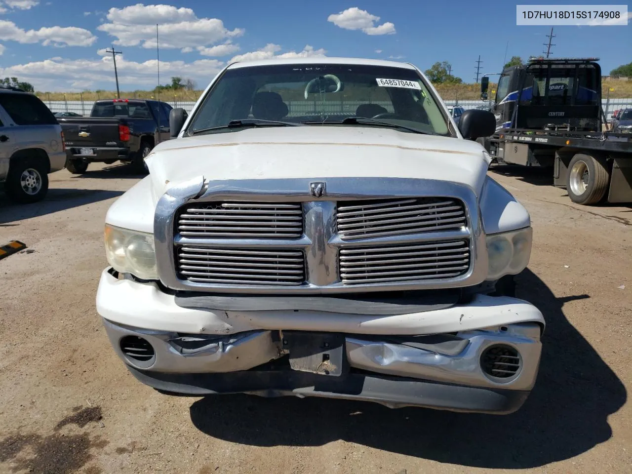 2005 Dodge Ram 1500 St VIN: 1D7HU18D15S174908 Lot: 64857044