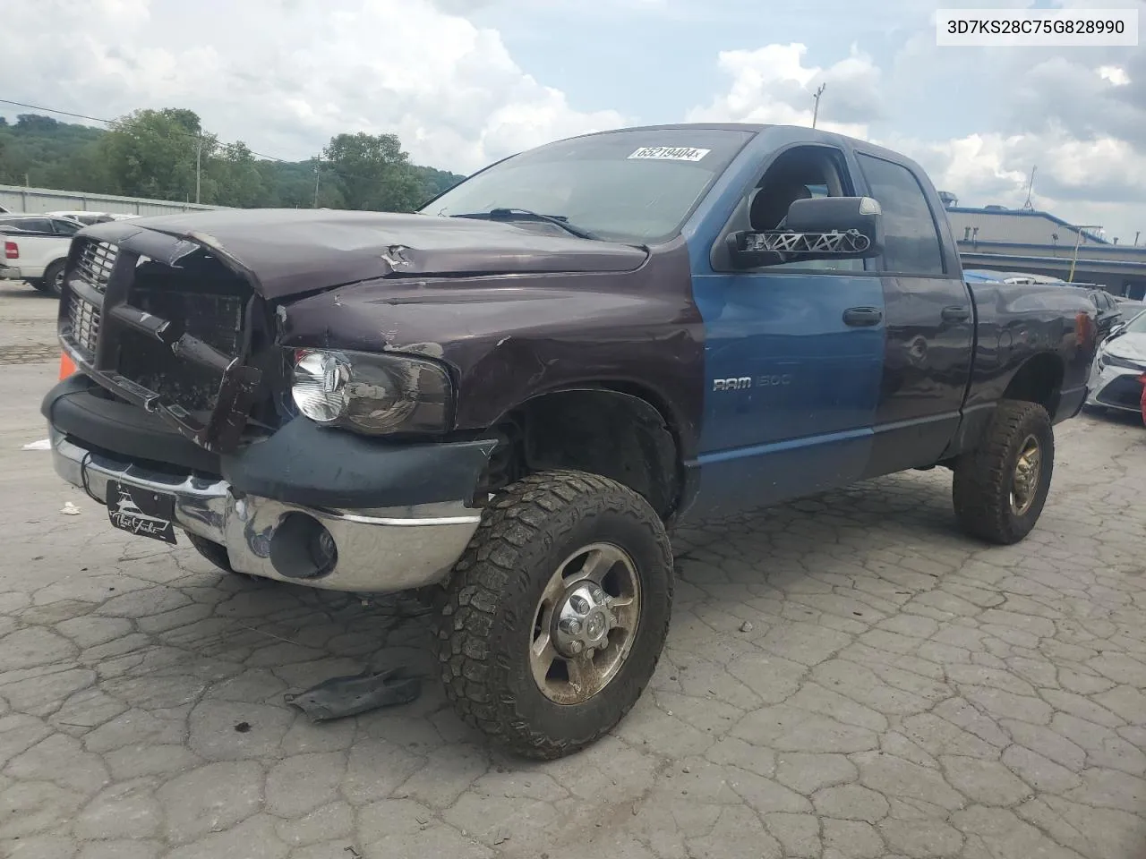 2005 Dodge Ram 2500 St VIN: 3D7KS28C75G828990 Lot: 65219404