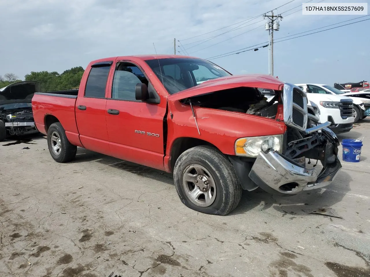 2005 Dodge Ram 1500 St VIN: 1D7HA18NX5S257609 Lot: 65590444