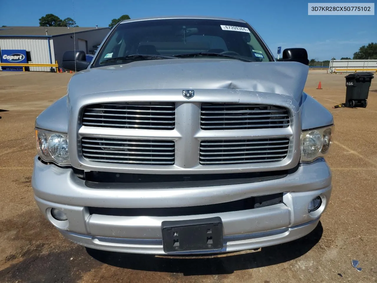 2005 Dodge Ram 2500 St VIN: 3D7KR28CX5G775102 Lot: 67209364