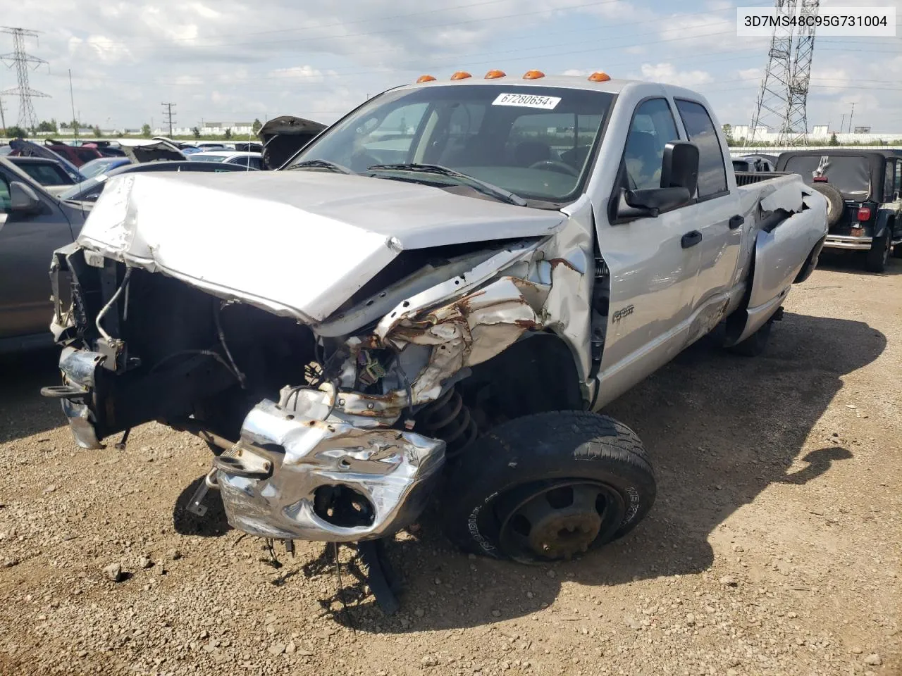 2005 Dodge Ram 3500 St VIN: 3D7MS48C95G731004 Lot: 67280654