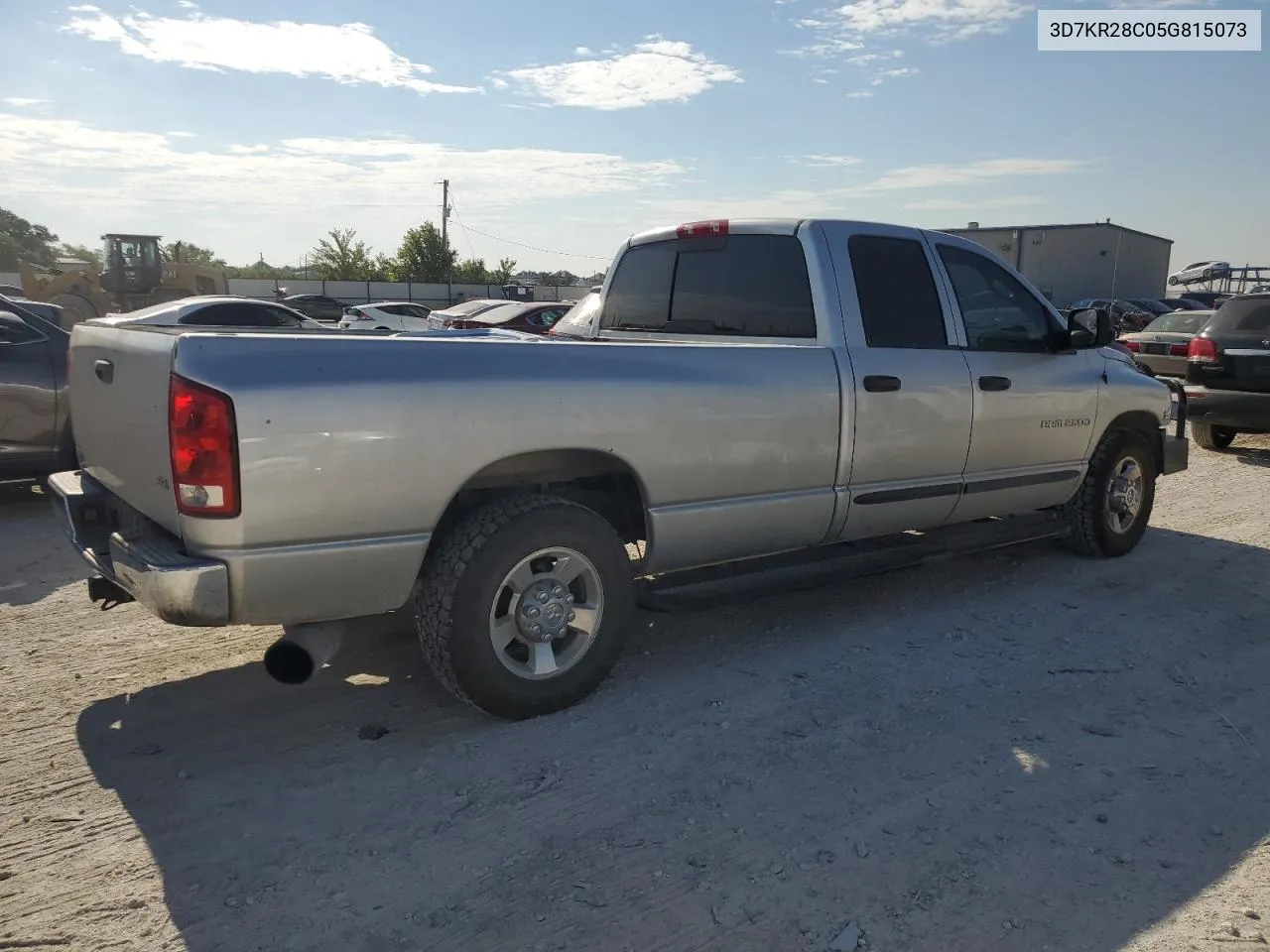 2005 Dodge Ram 2500 St VIN: 3D7KR28C05G815073 Lot: 67648514