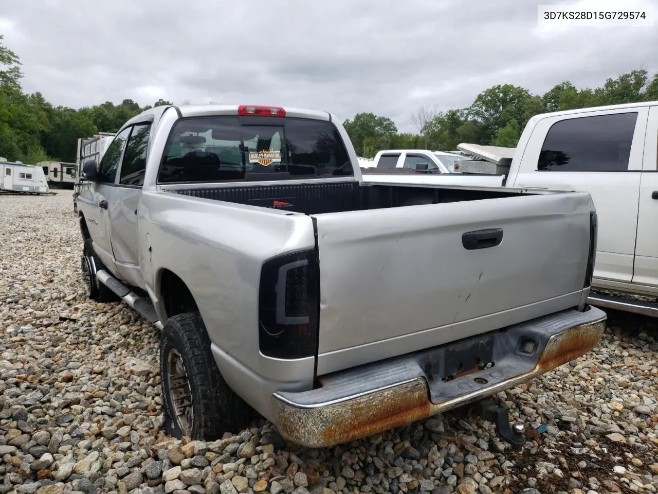 2005 Dodge Ram 2500 St VIN: 3D7KS28D15G729574 Lot: 67830154