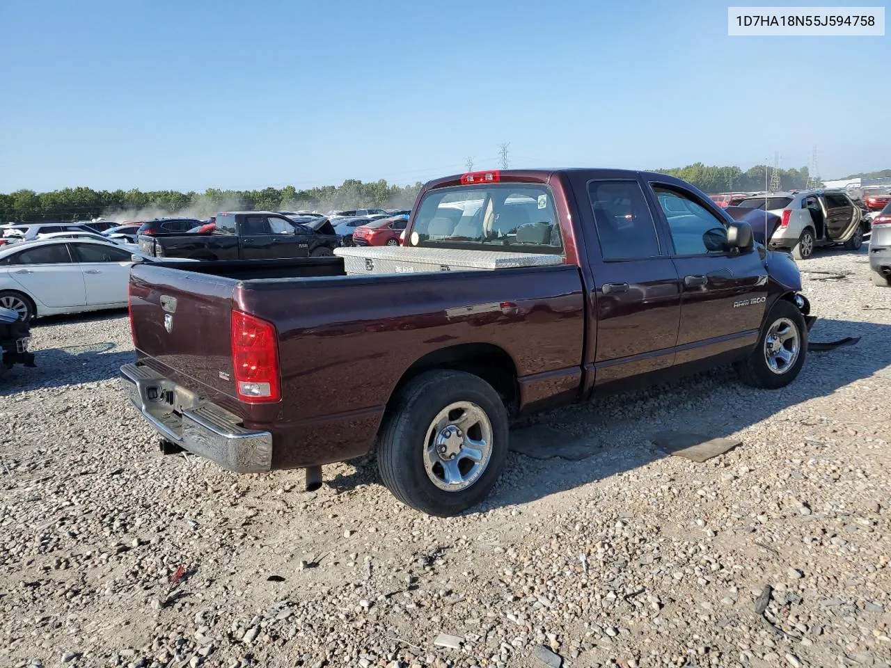 1D7HA18N55J594758 2005 Dodge Ram 1500 St