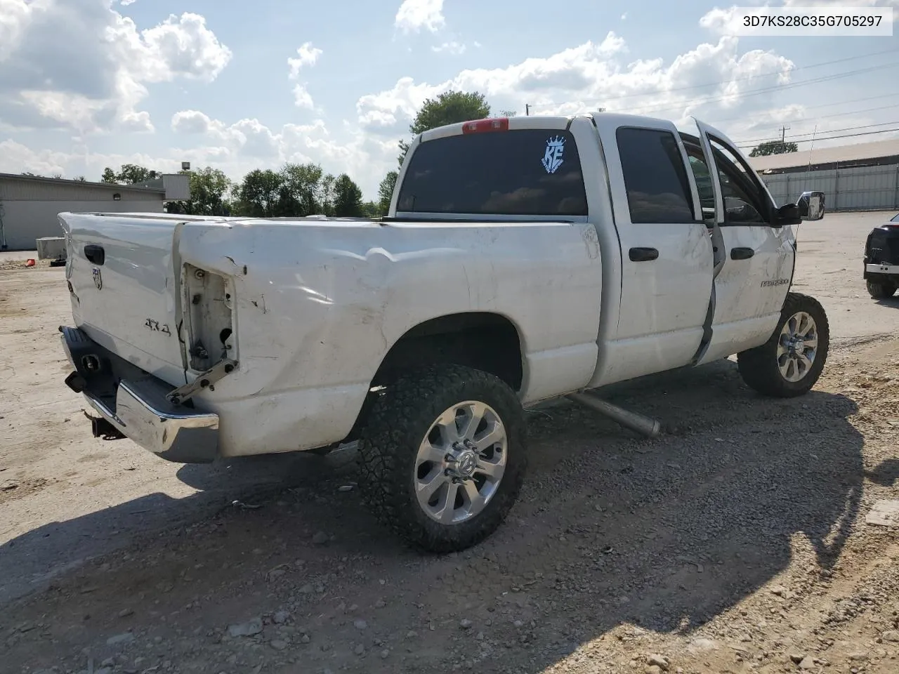 2005 Dodge Ram 2500 St VIN: 3D7KS28C35G705297 Lot: 68607394