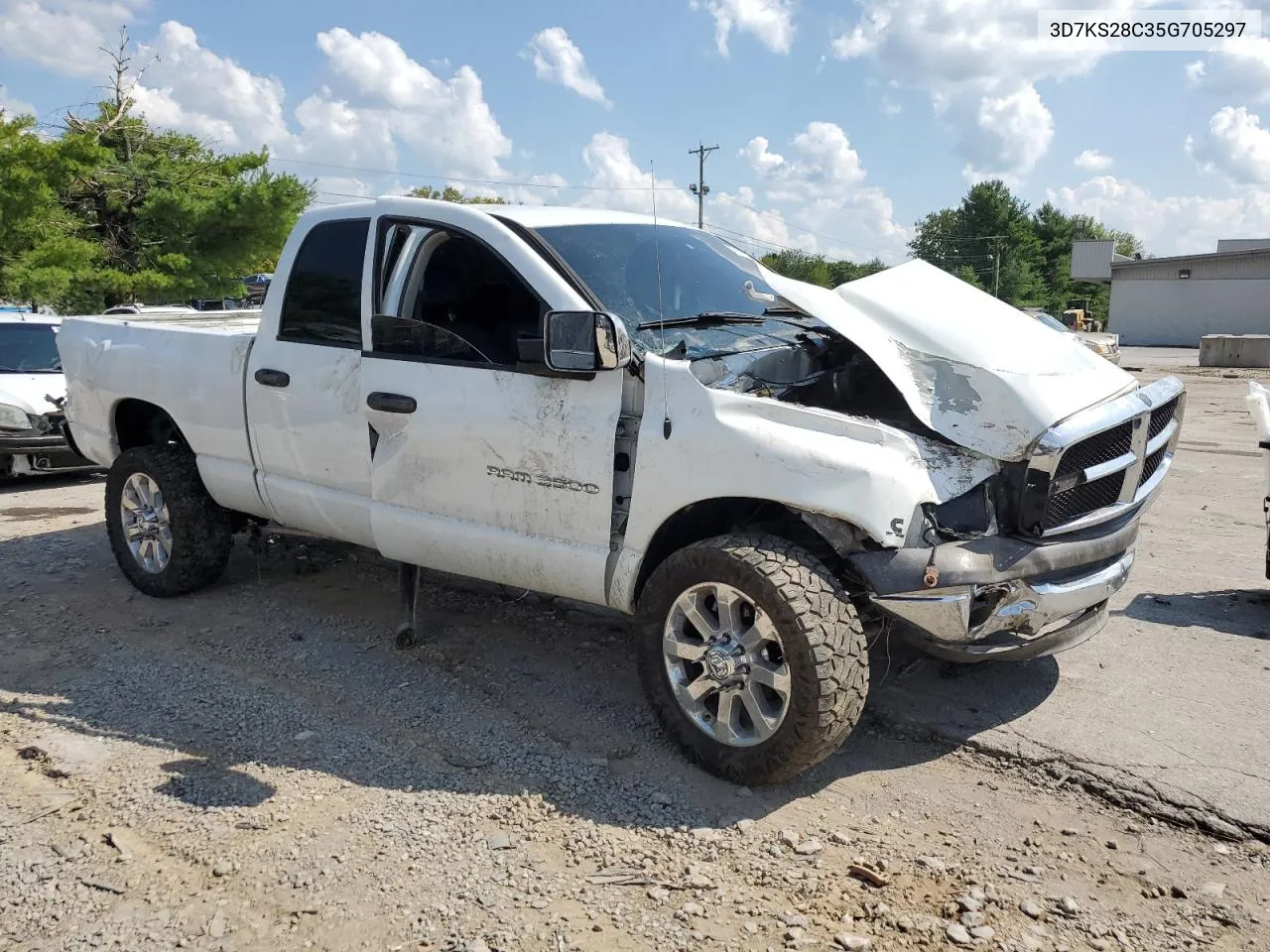 2005 Dodge Ram 2500 St VIN: 3D7KS28C35G705297 Lot: 68607394