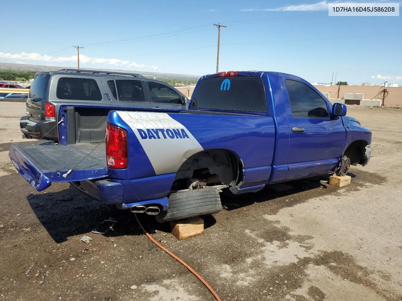 2005 Dodge Ram 1500 St VIN: 1D7HA16D45J586208 Lot: 68765284