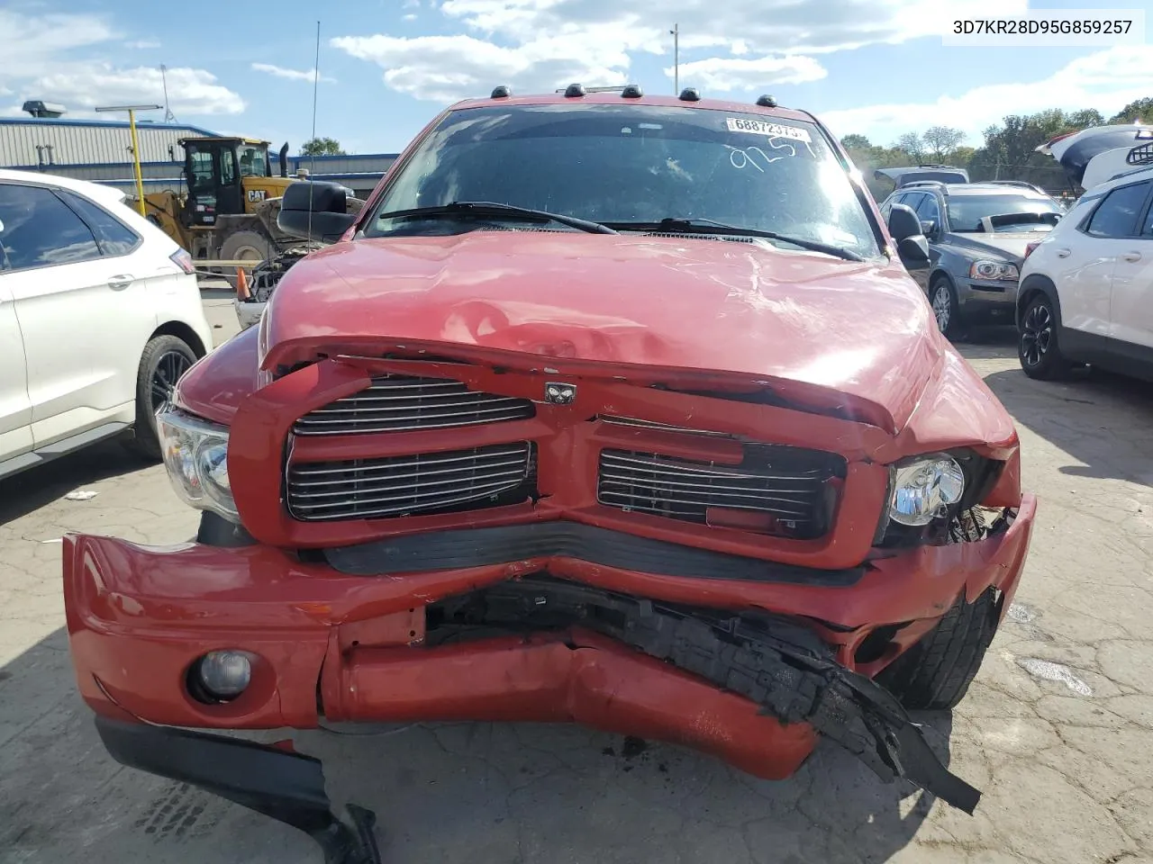 2005 Dodge Ram 2500 St VIN: 3D7KR28D95G859257 Lot: 68872373