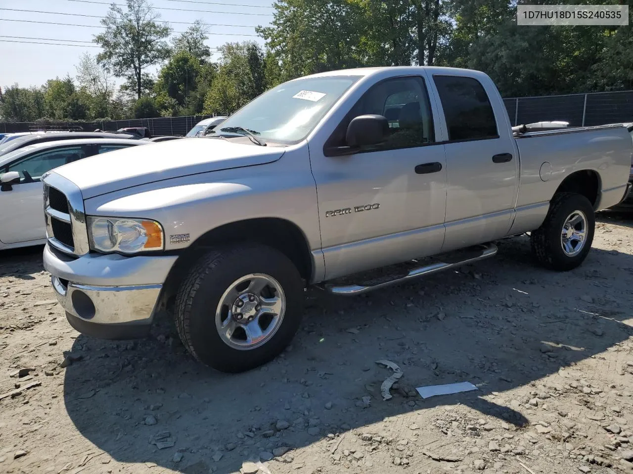 2005 Dodge Ram 1500 St VIN: 1D7HU18D15S240535 Lot: 68971204