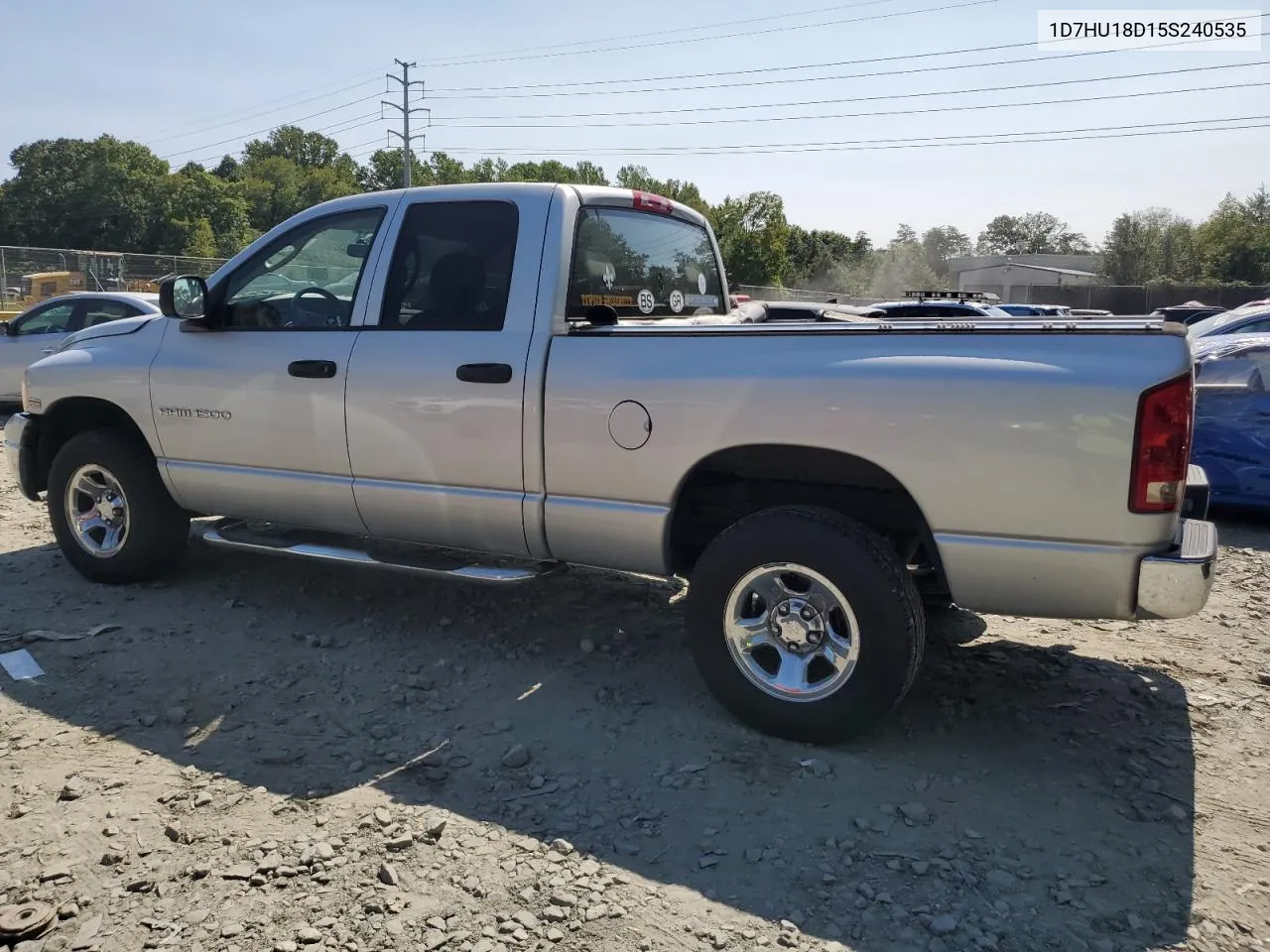 2005 Dodge Ram 1500 St VIN: 1D7HU18D15S240535 Lot: 68971204