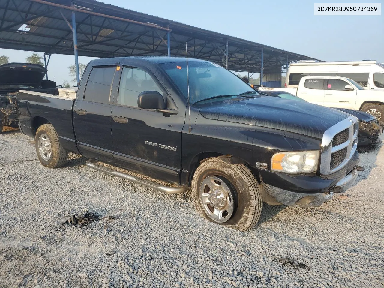 2005 Dodge Ram 2500 St VIN: 3D7KR28D95G734369 Lot: 69692504