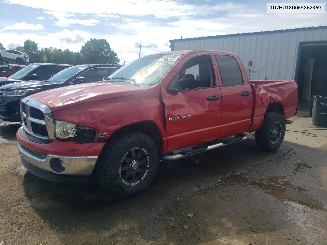 2005 Dodge Ram 1500 St VIN: 1D7HU18D05S352369 Lot: 69720254