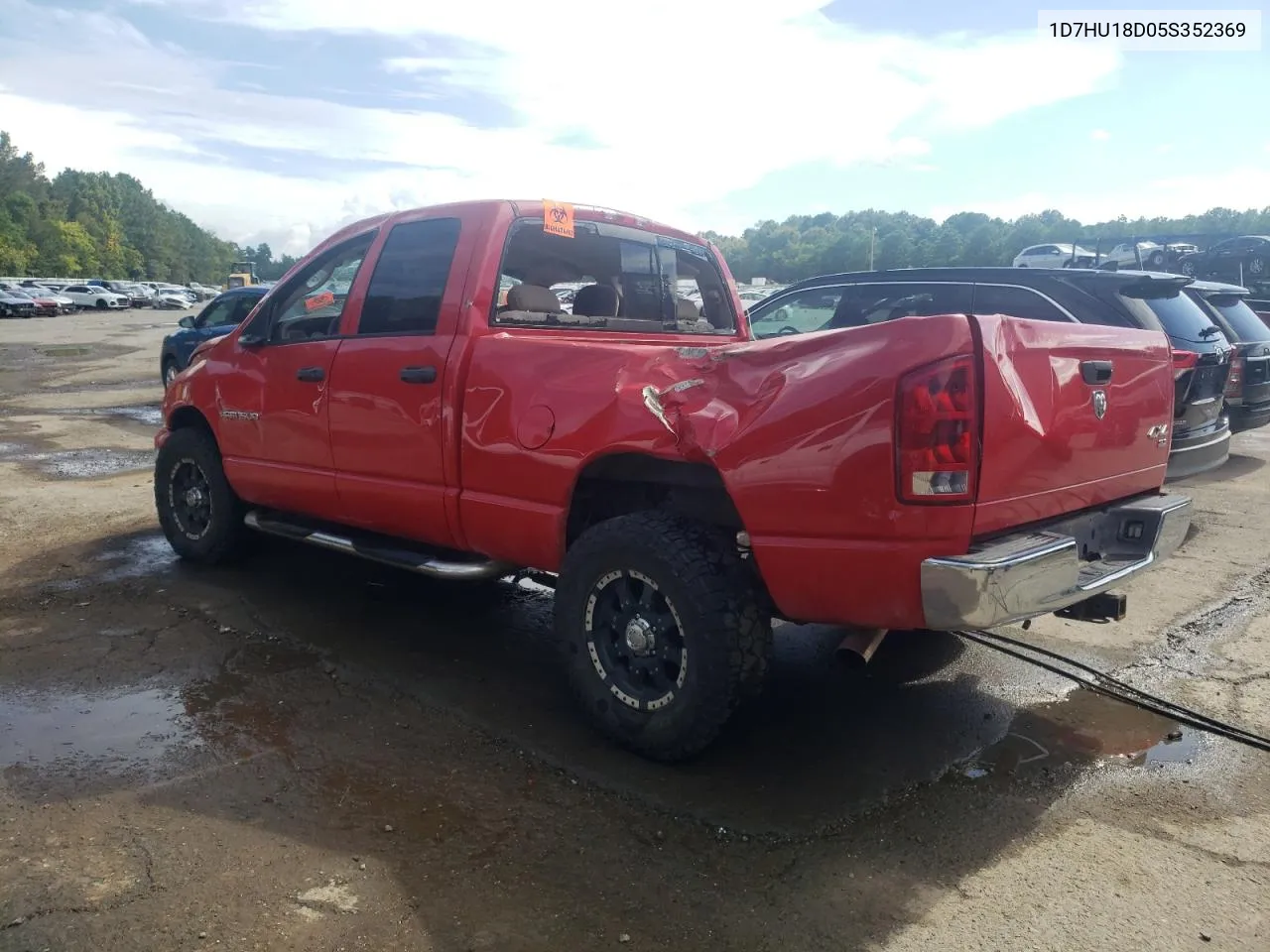 2005 Dodge Ram 1500 St VIN: 1D7HU18D05S352369 Lot: 69720254