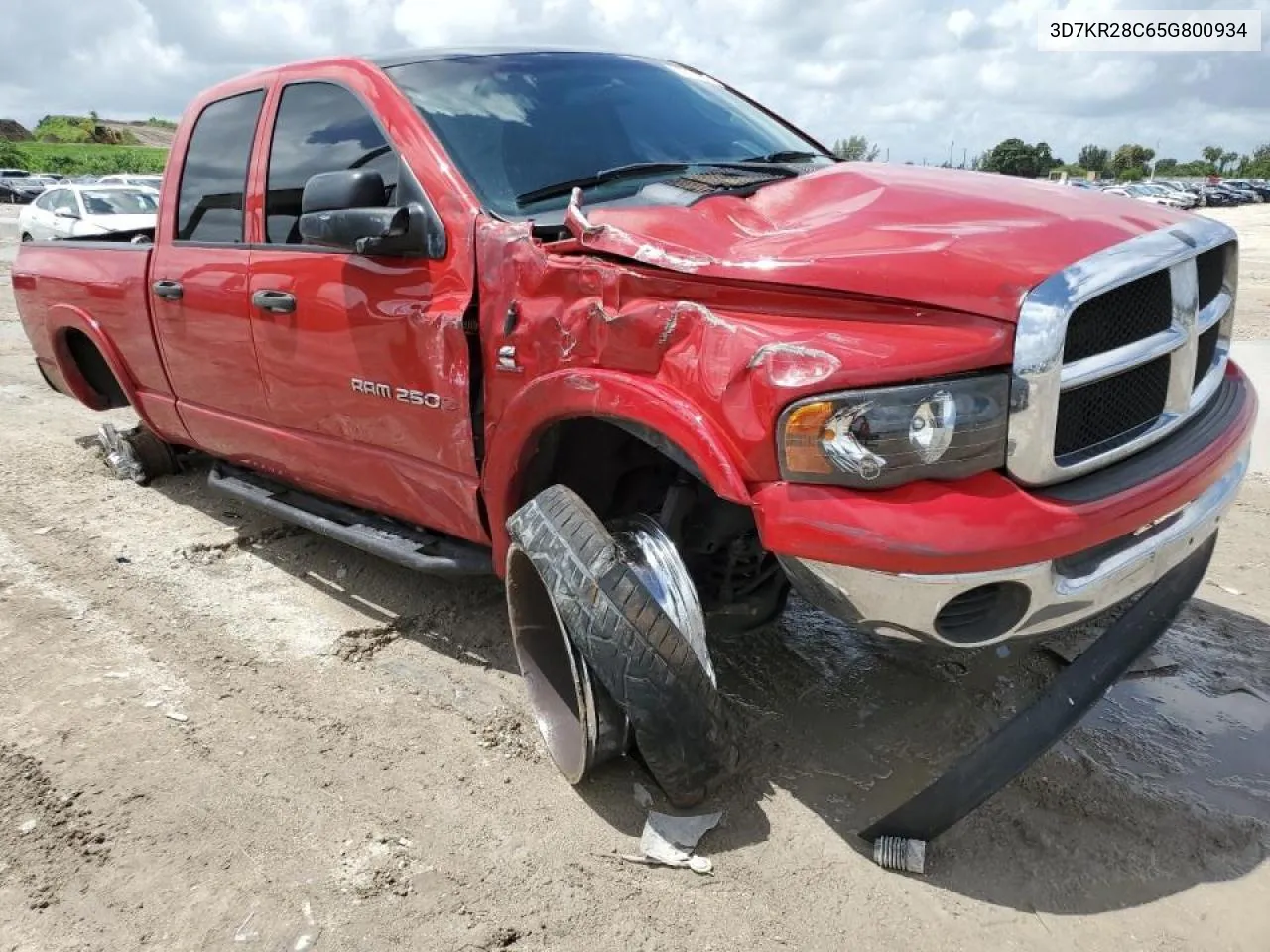 2005 Dodge Ram 2500 St VIN: 3D7KR28C65G800934 Lot: 69755004