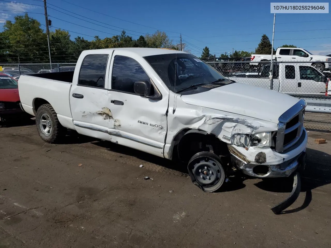 2005 Dodge Ram 1500 St VIN: 1D7HU18D25S296046 Lot: 70008024