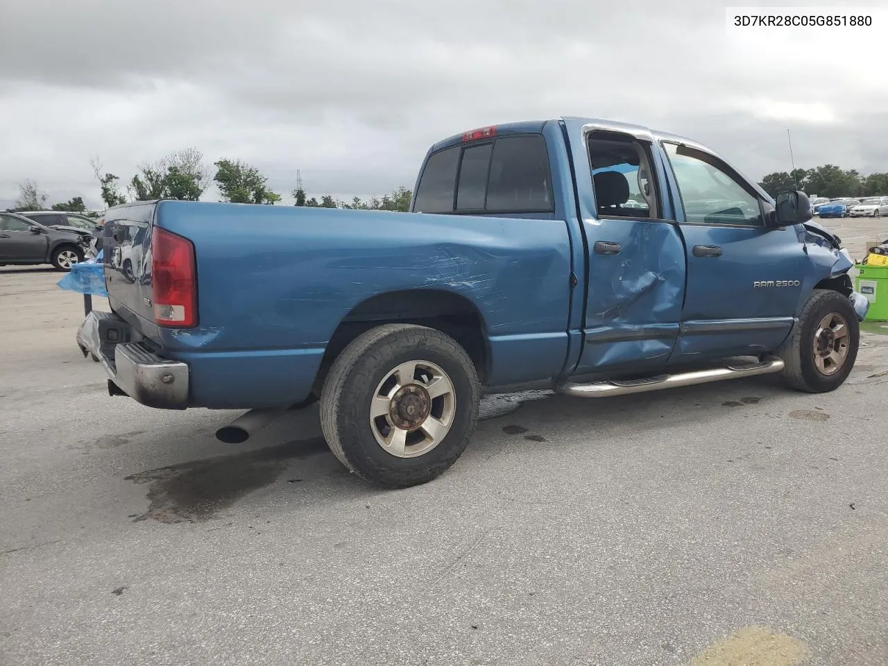 2005 Dodge Ram 2500 St VIN: 3D7KR28C05G851880 Lot: 70199084