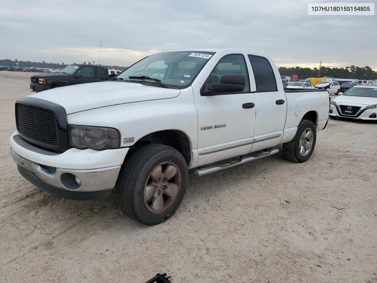 2005 Dodge Ram 1500 St VIN: 1D7HU18D15S154805 Lot: 70267324