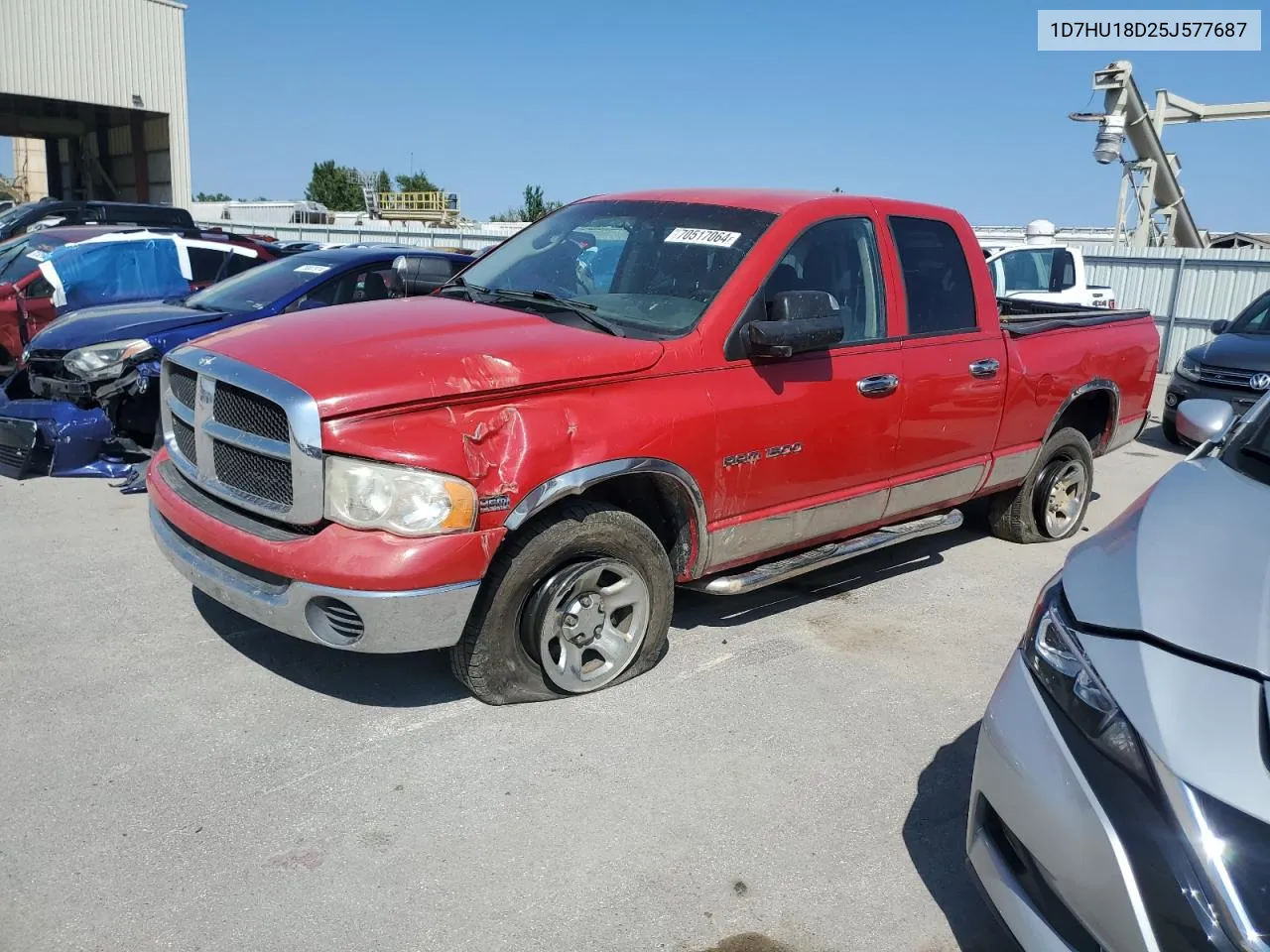 2005 Dodge Ram 1500 St VIN: 1D7HU18D25J577687 Lot: 70517064