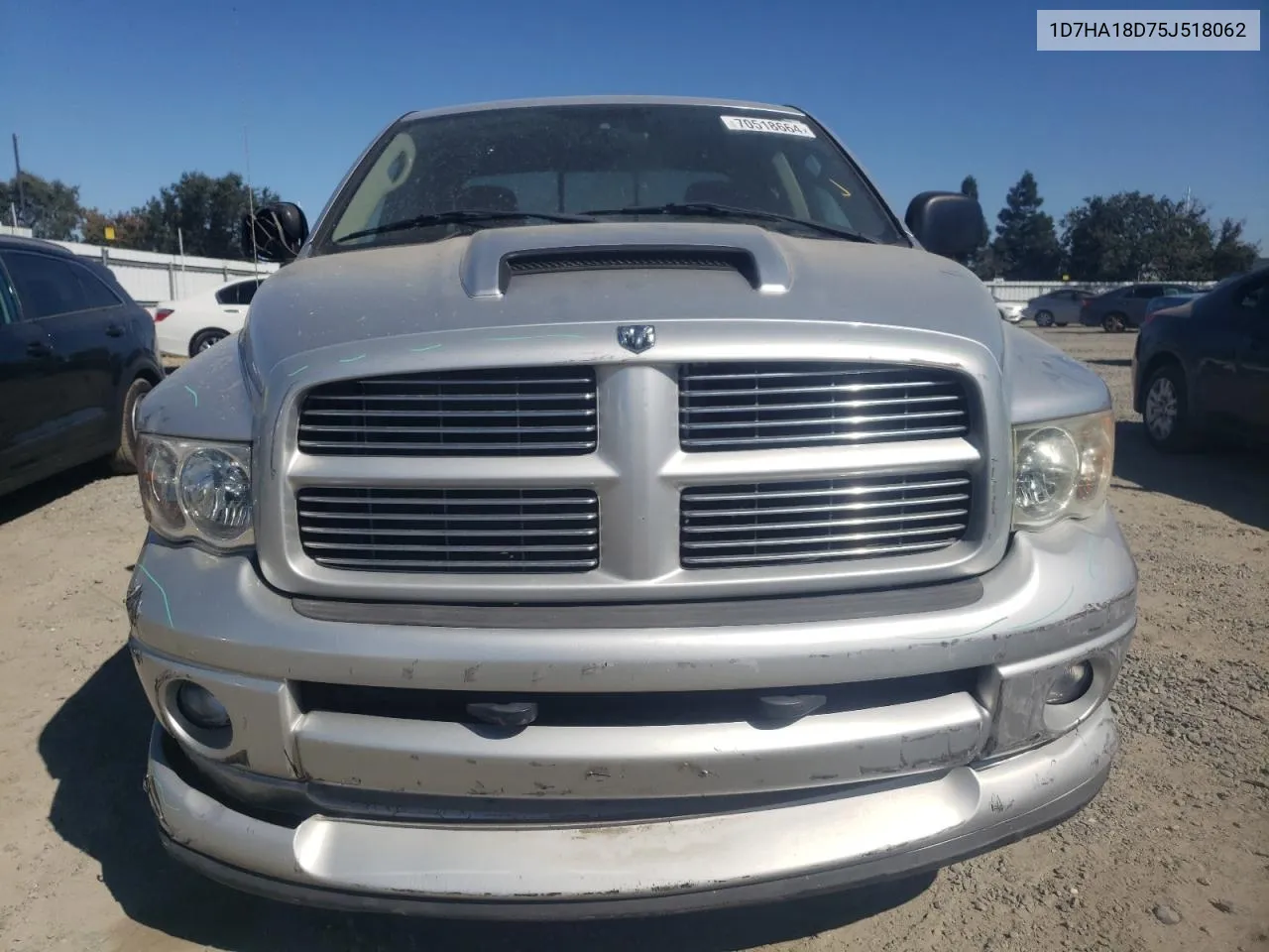 2005 Dodge Ram 1500 St VIN: 1D7HA18D75J518062 Lot: 70518664