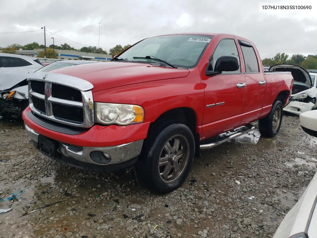 2005 Dodge Ram 1500 St VIN: 1D7HU18N35S100690 Lot: 70675594