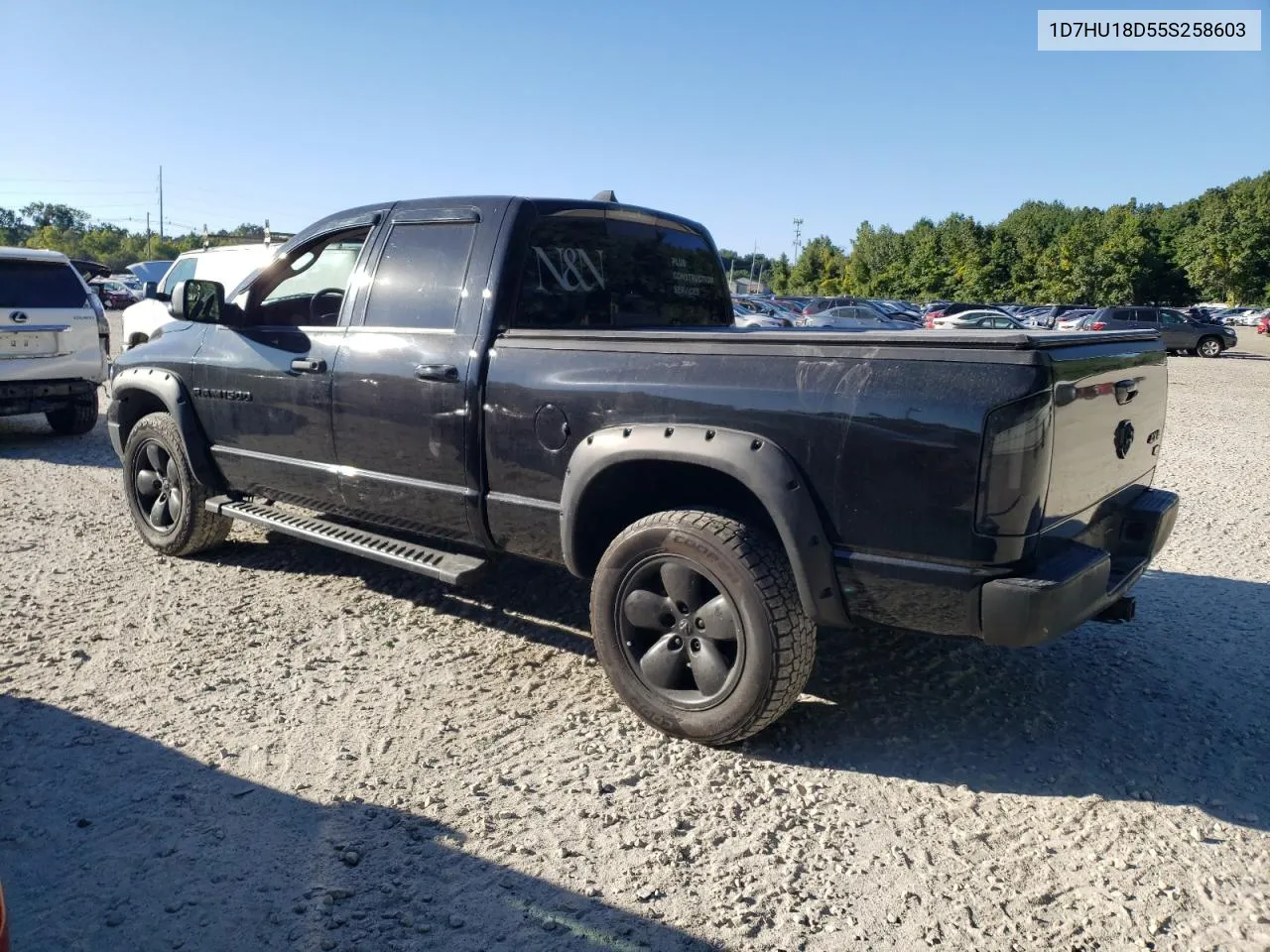 2005 Dodge Ram 1500 St VIN: 1D7HU18D55S258603 Lot: 70768634