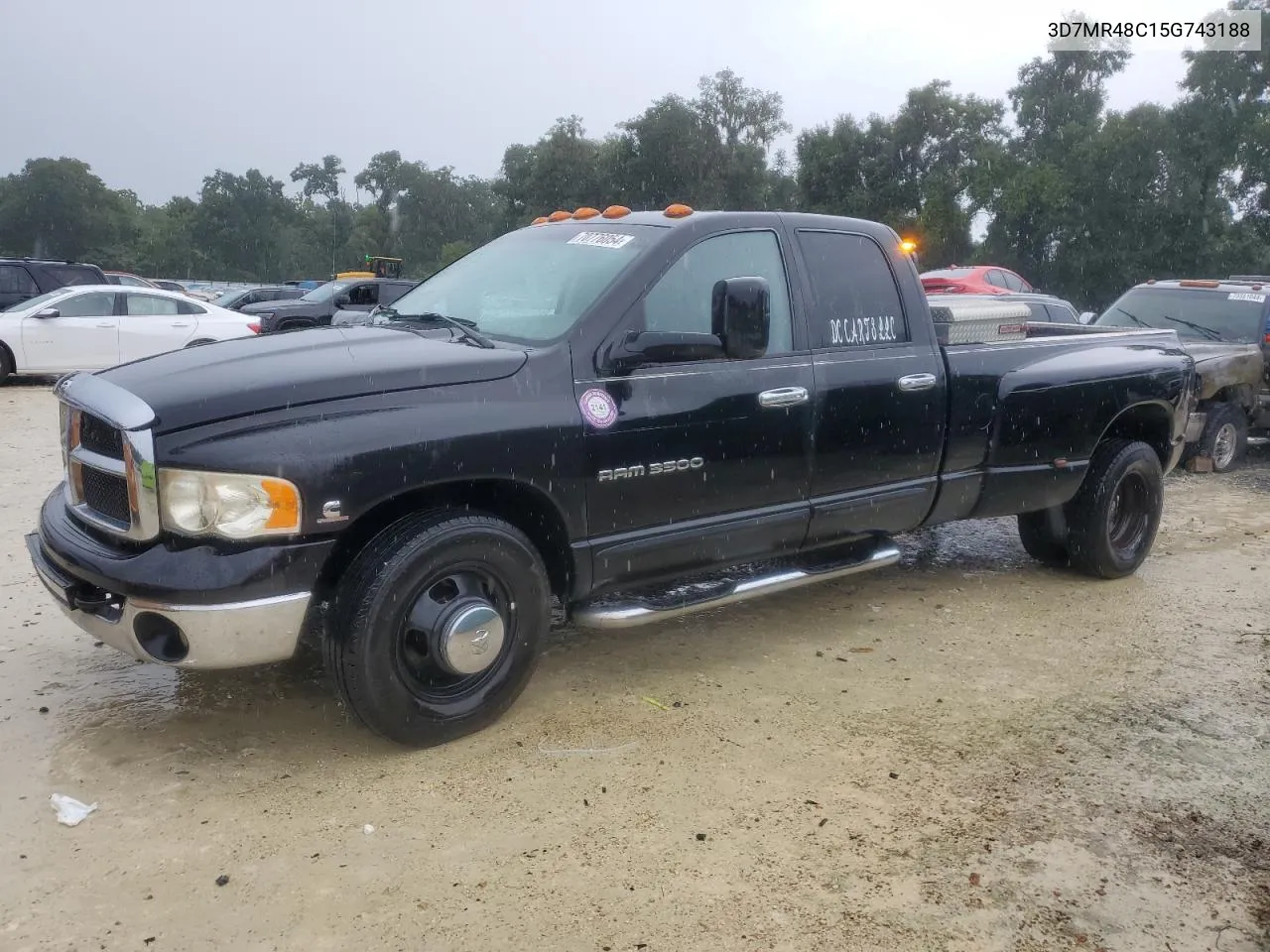 2005 Dodge Ram 3500 St VIN: 3D7MR48C15G743188 Lot: 70776054