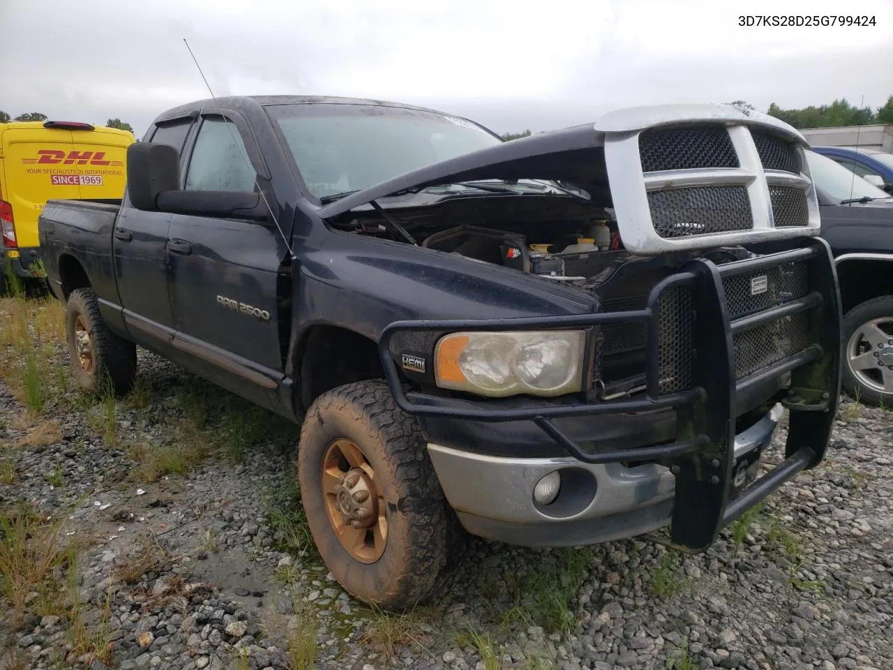 2005 Dodge Ram 2500 St VIN: 3D7KS28D25G799424 Lot: 71201514