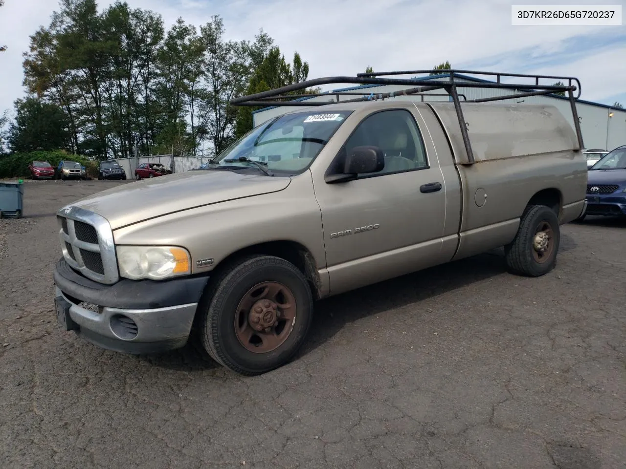 2005 Dodge Ram 2500 St VIN: 3D7KR26D65G720237 Lot: 71403844