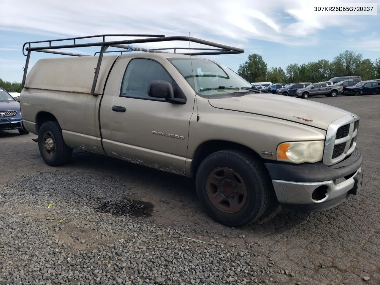 3D7KR26D65G720237 2005 Dodge Ram 2500 St