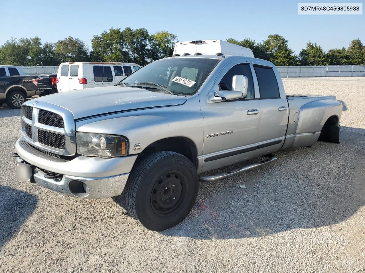 2005 Dodge Ram 3500 St VIN: 3D7MR48C45G805988 Lot: 71503944