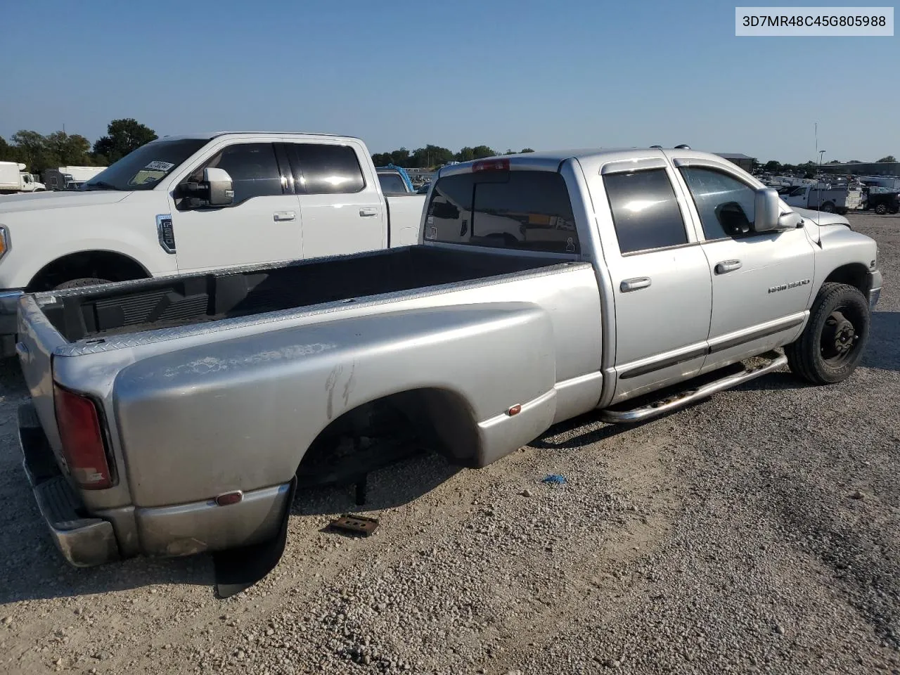 2005 Dodge Ram 3500 St VIN: 3D7MR48C45G805988 Lot: 71503944