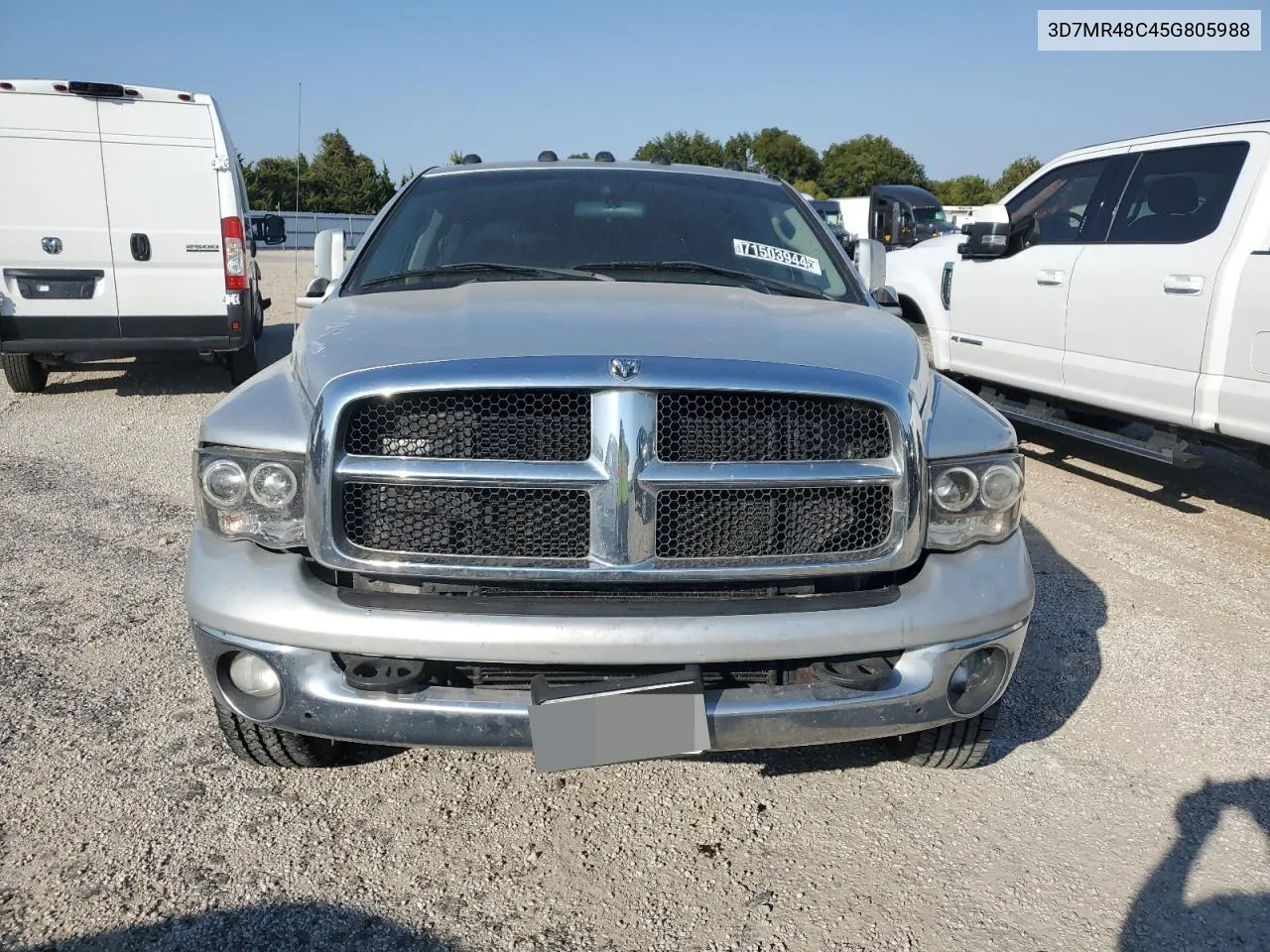 2005 Dodge Ram 3500 St VIN: 3D7MR48C45G805988 Lot: 71503944