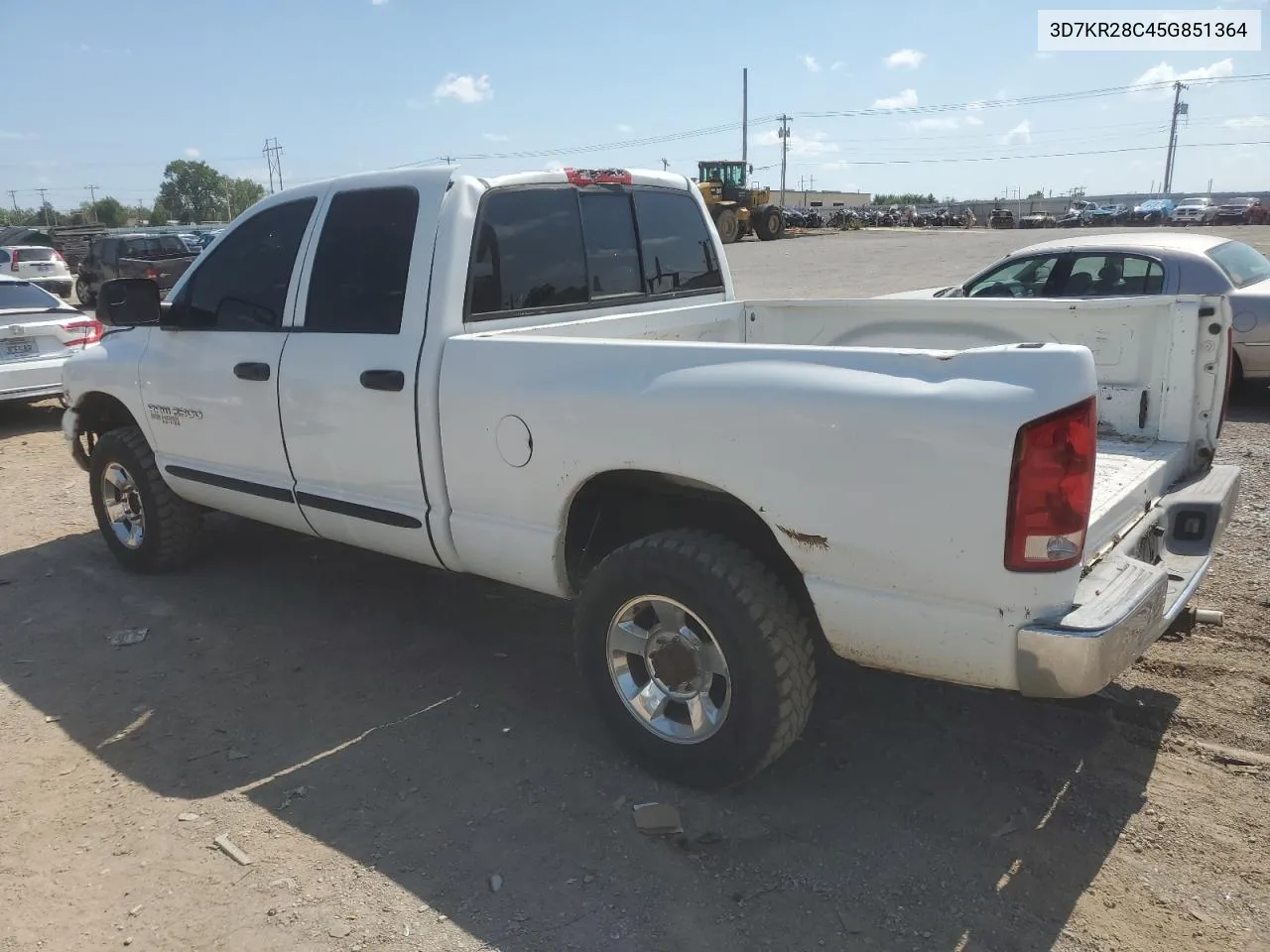 2005 Dodge Ram 2500 St VIN: 3D7KR28C45G851364 Lot: 71616464