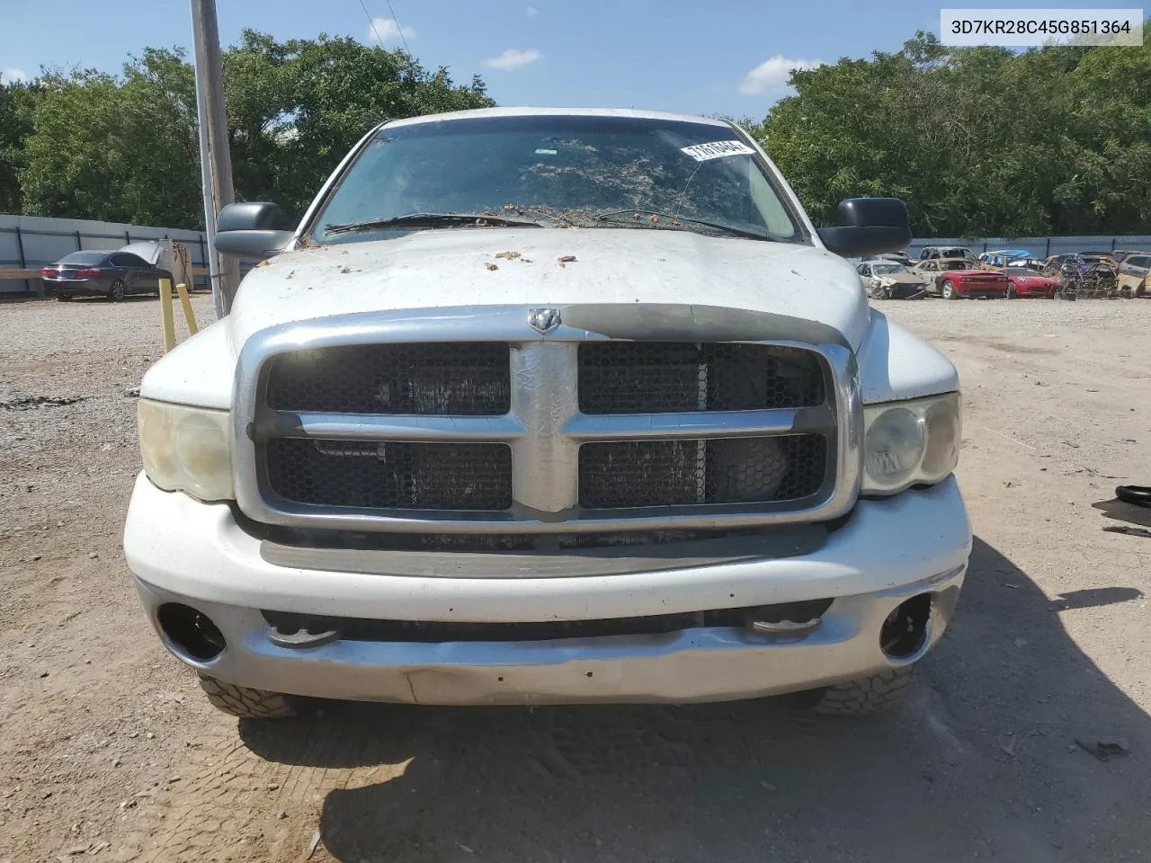 2005 Dodge Ram 2500 St VIN: 3D7KR28C45G851364 Lot: 71616464