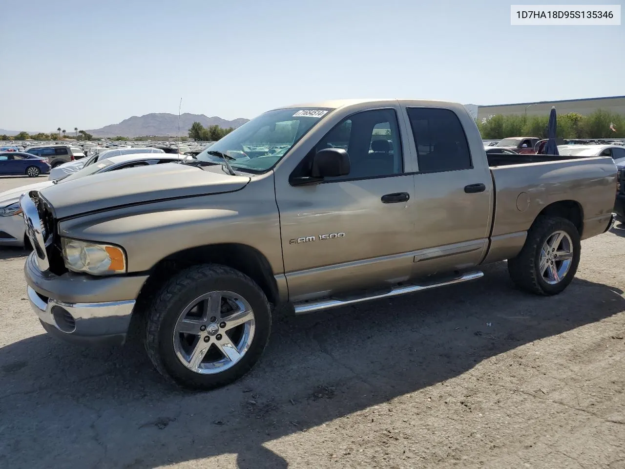 2005 Dodge Ram 1500 St VIN: 1D7HA18D95S135346 Lot: 71654514