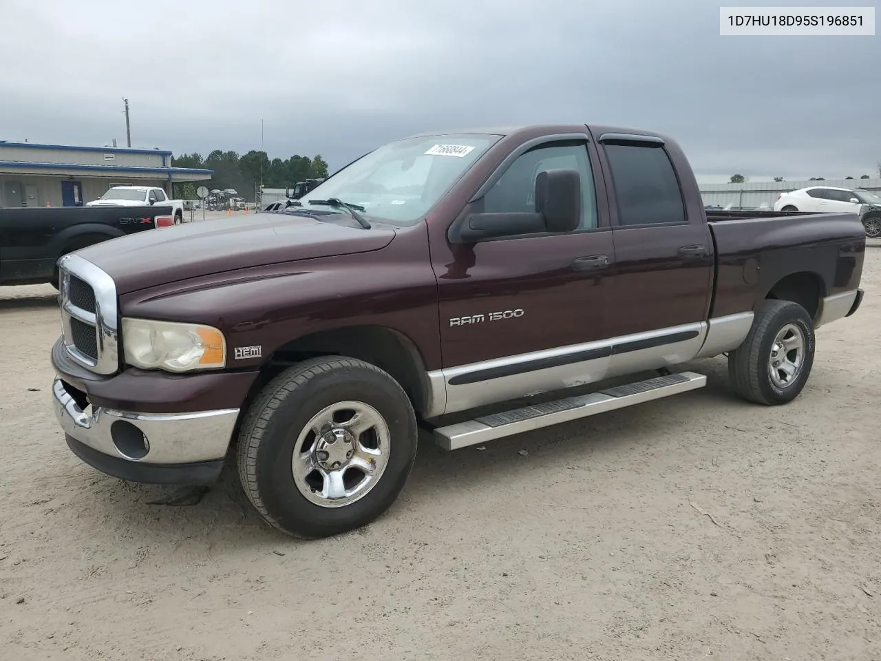 2005 Dodge Ram 1500 St VIN: 1D7HU18D95S196851 Lot: 71660844