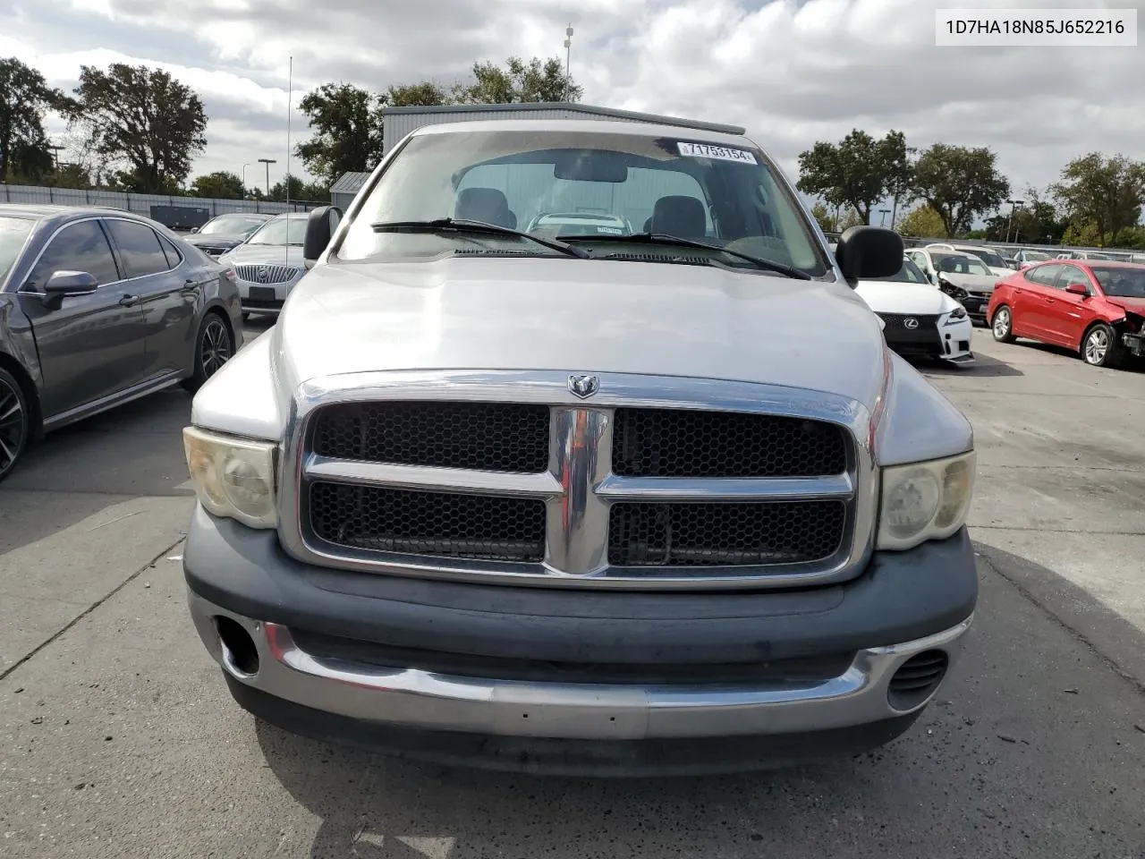 2005 Dodge Ram 1500 St VIN: 1D7HA18N85J652216 Lot: 71753154