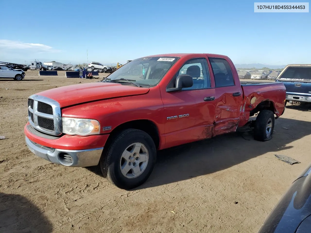 2005 Dodge Ram 1500 St VIN: 1D7HU18D45S344453 Lot: 71828204