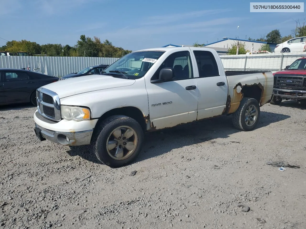 2005 Dodge Ram 1500 St VIN: 1D7HU18D65S300440 Lot: 72006614