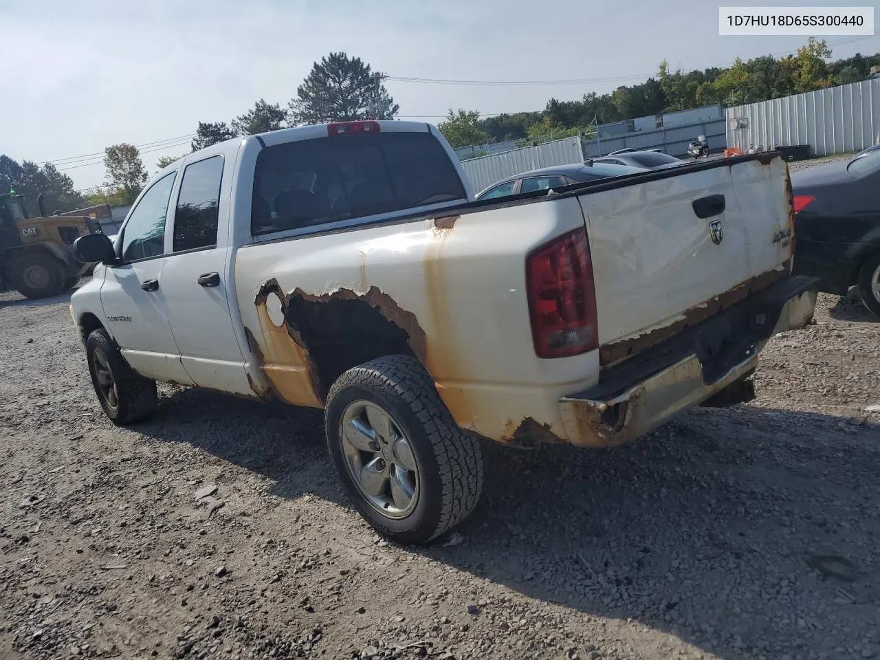 2005 Dodge Ram 1500 St VIN: 1D7HU18D65S300440 Lot: 72006614