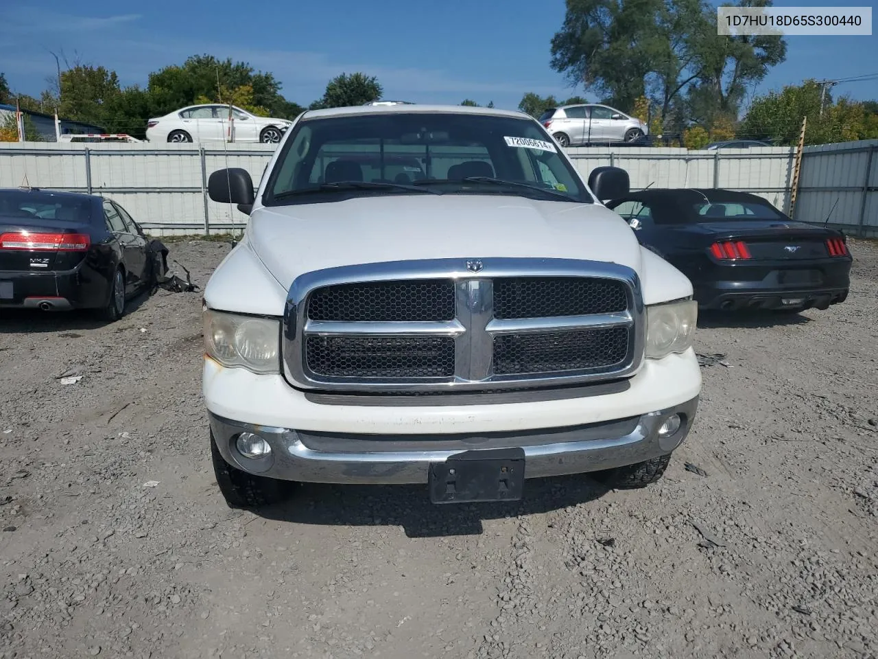 2005 Dodge Ram 1500 St VIN: 1D7HU18D65S300440 Lot: 72006614