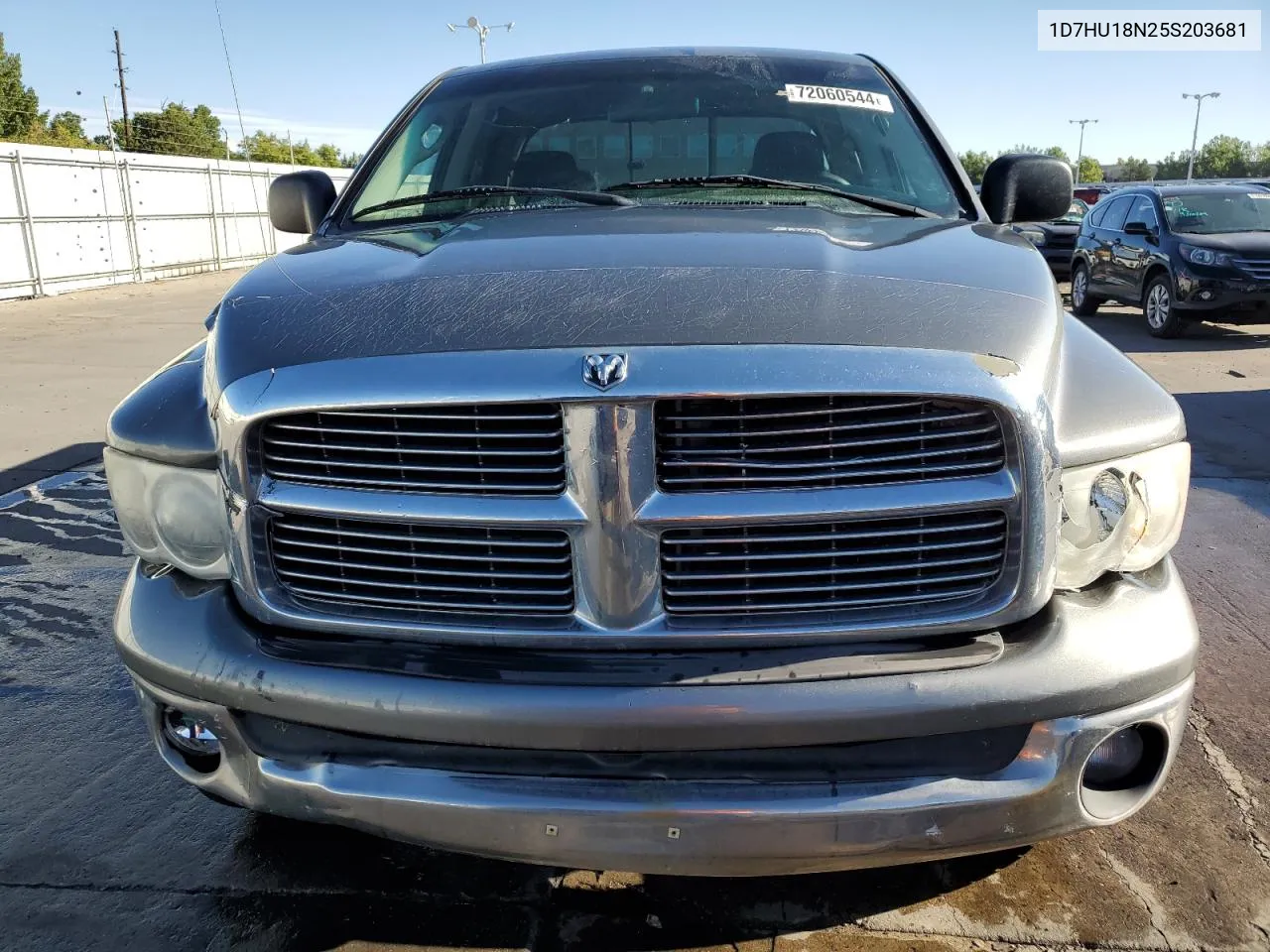 2005 Dodge Ram 1500 St VIN: 1D7HU18N25S203681 Lot: 72060544