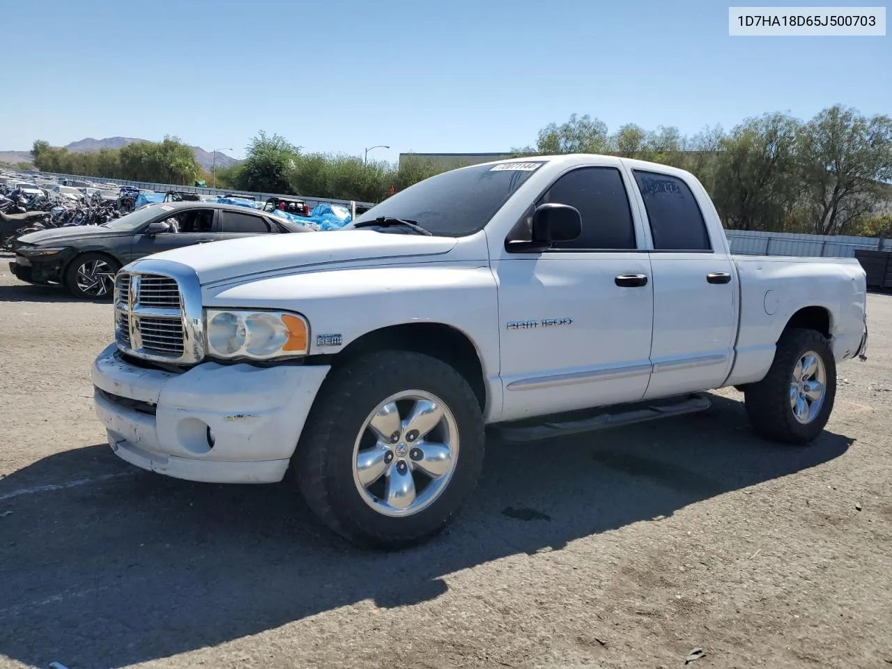 2005 Dodge Ram 1500 St VIN: 1D7HA18D65J500703 Lot: 72071144